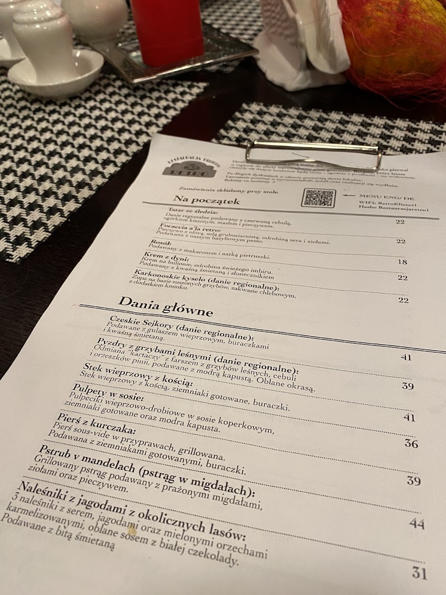 Menu Restauracja Retro-4